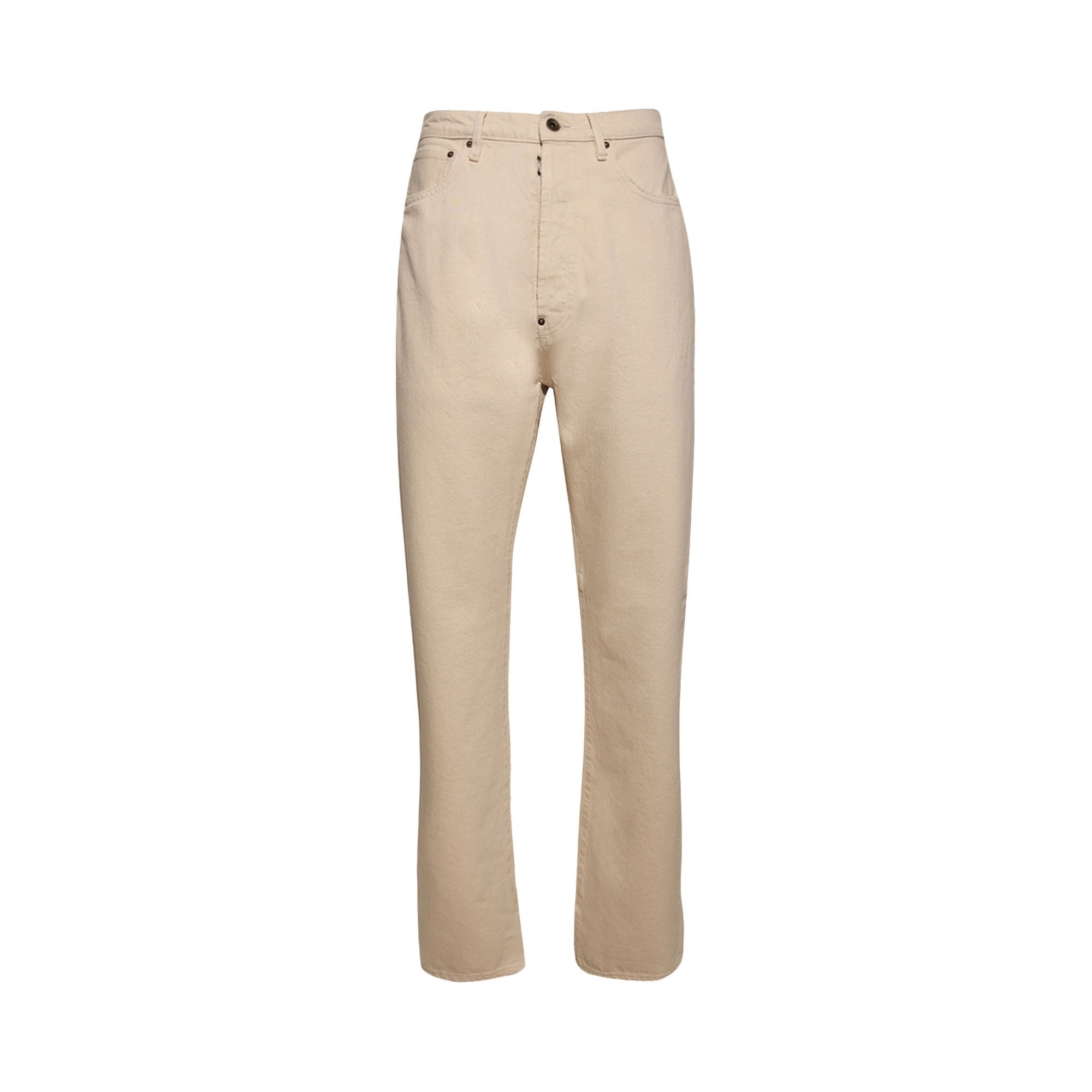 Maison Margiela Buckle Jeans 'Ecru Melange' - 1
