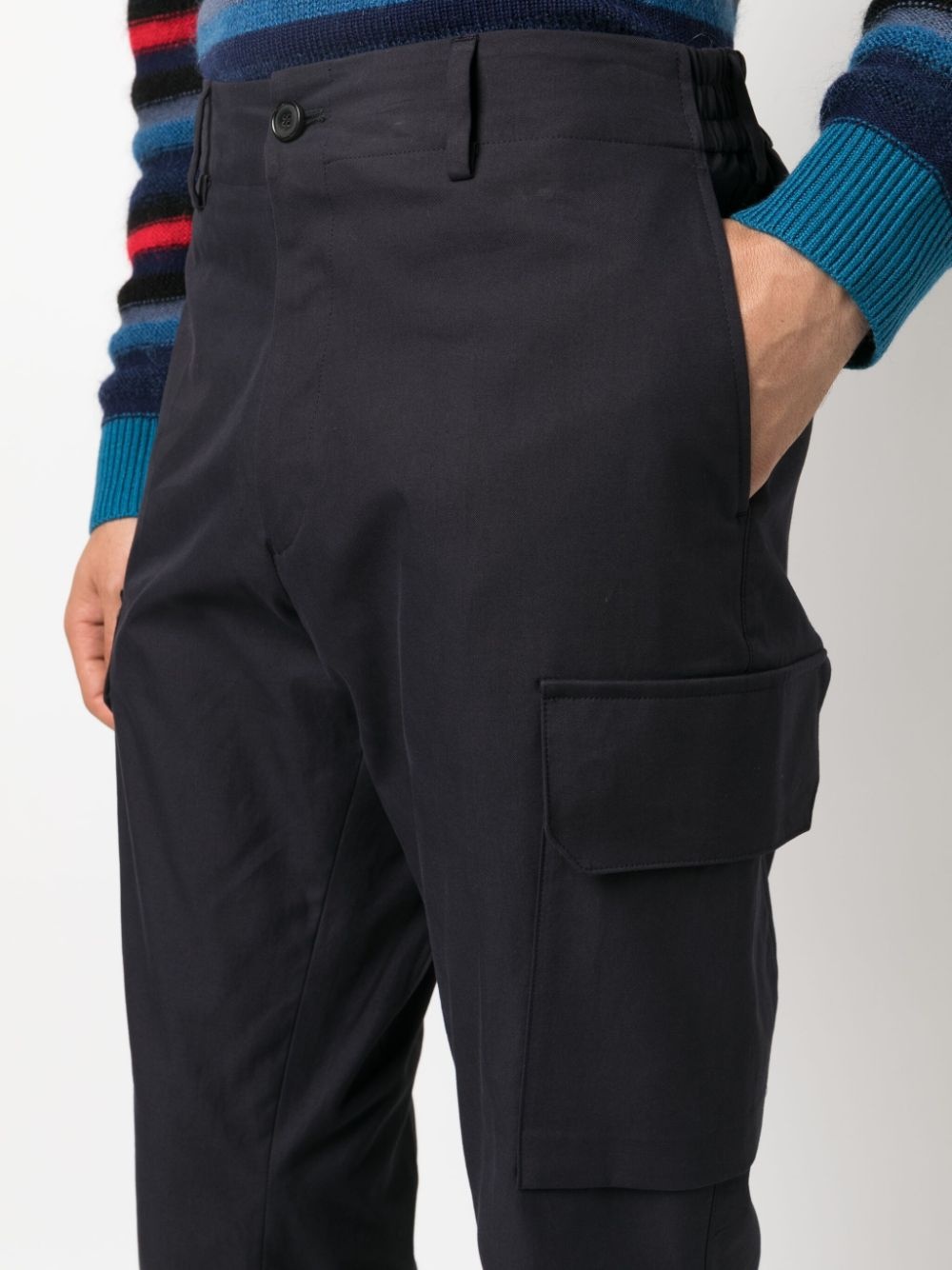 straight-leg cargo trousers - 5