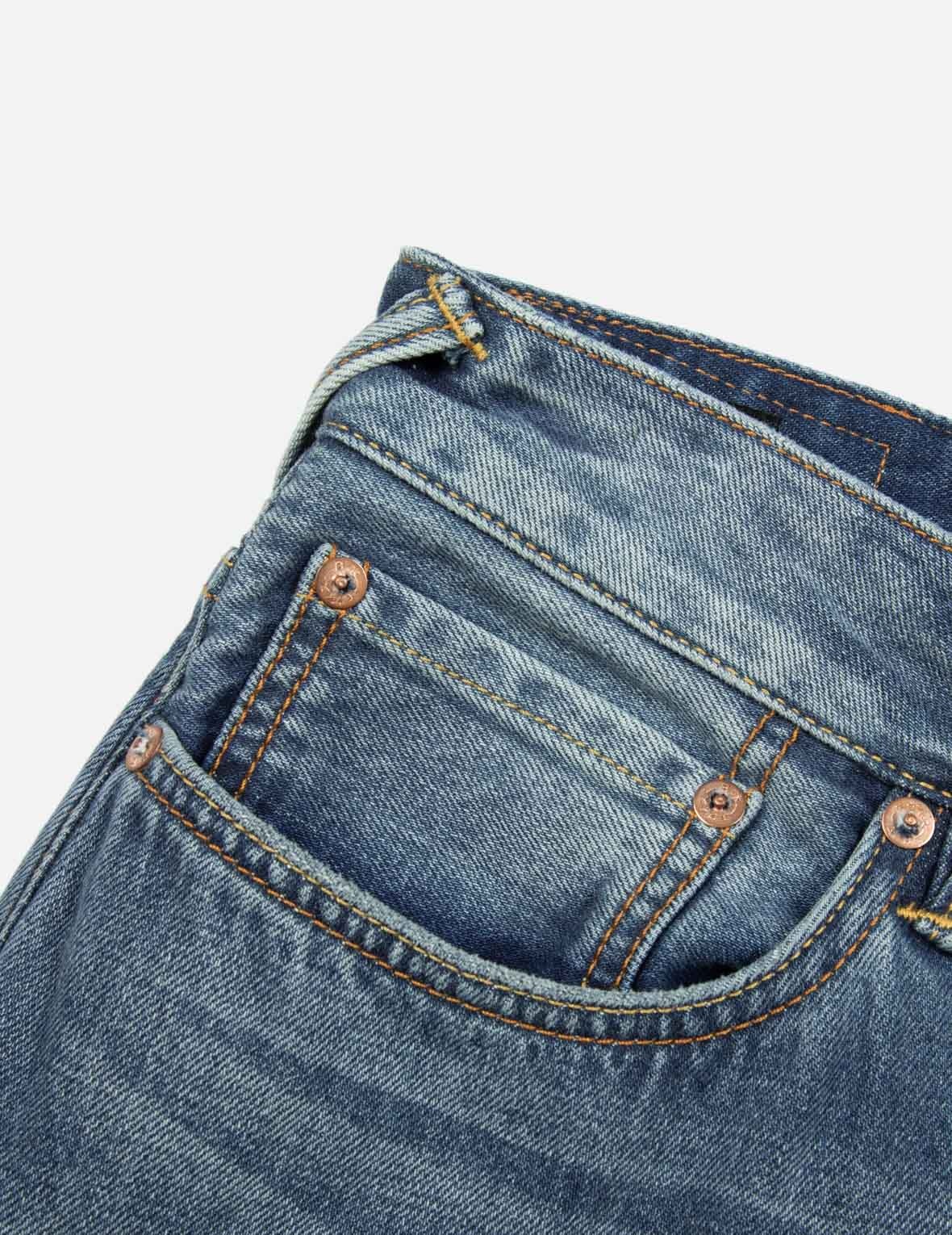 PLAYFUL GODHEAD PRINT AND SEAGULL EMBROIDERY 3D FIT JEANS - 9