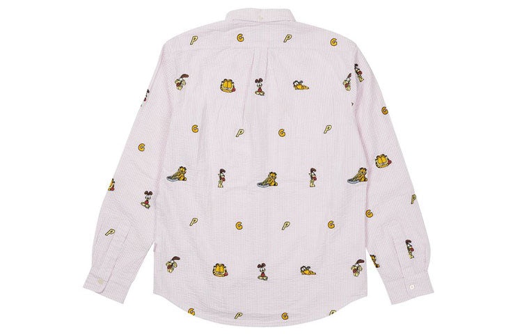 Palace Garfield Boojie Shirt 'Pink White' P21SHT001 - 2