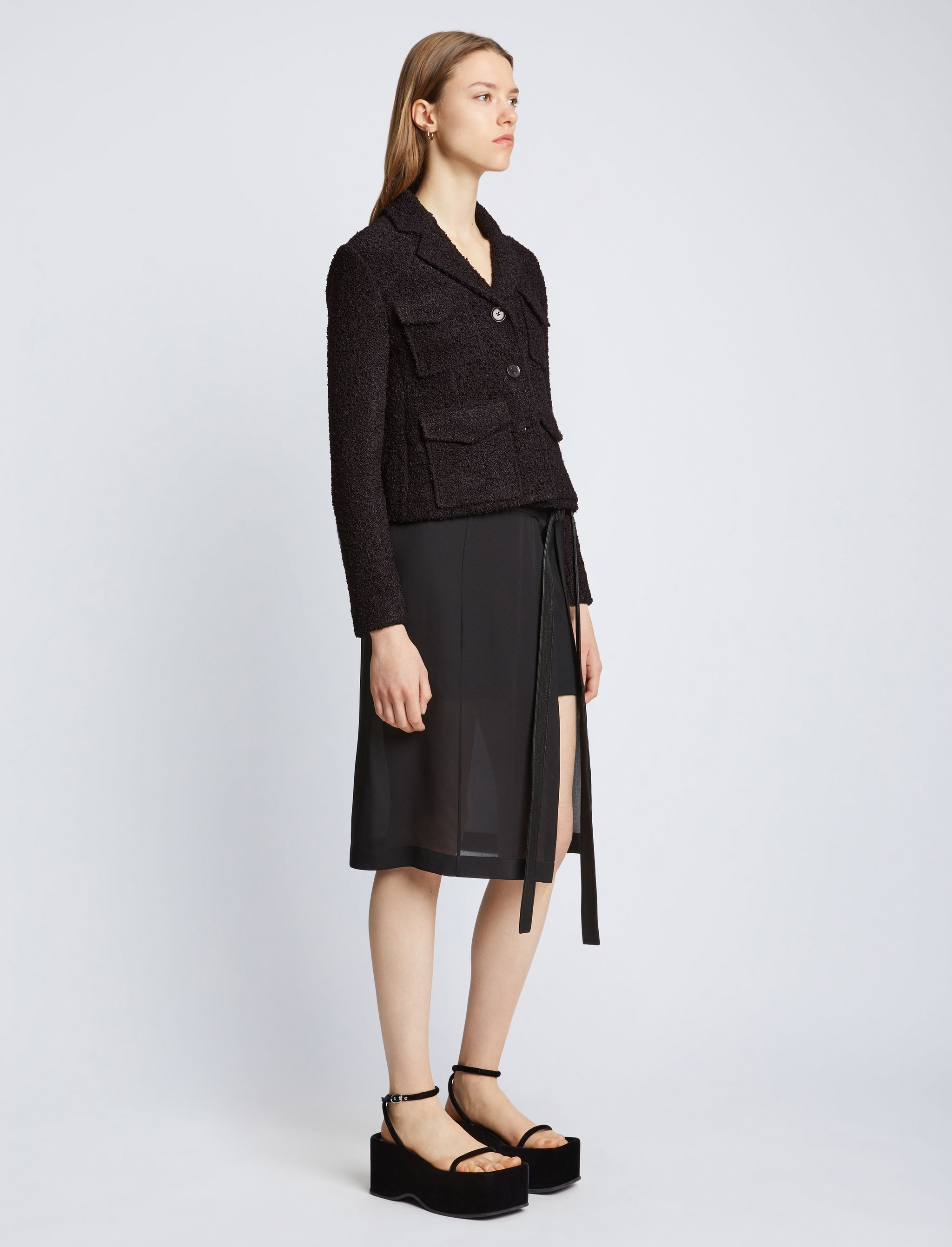 Bi-Stretch Tweed Jacket - 4