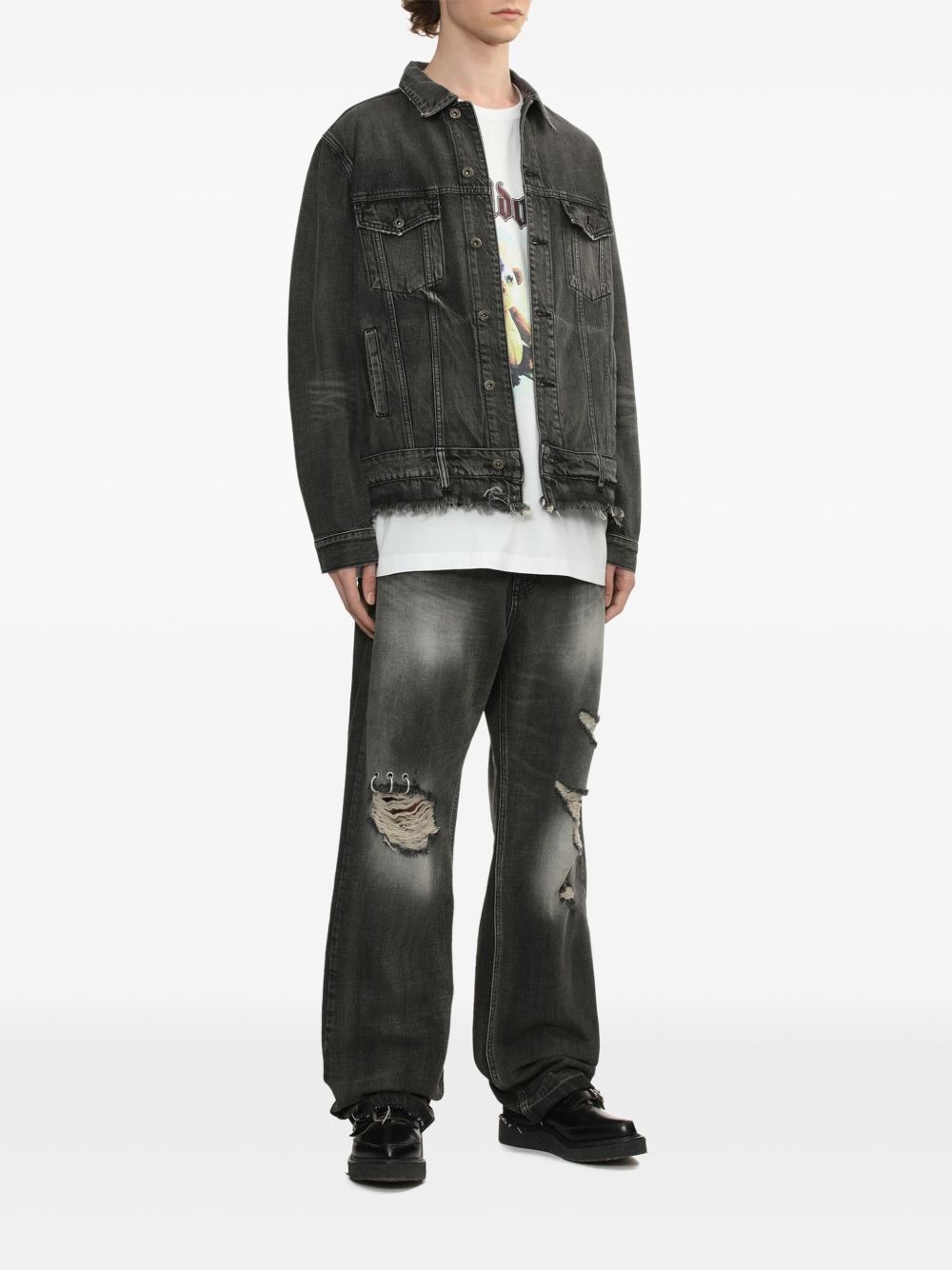 logo-patch jeans - 2