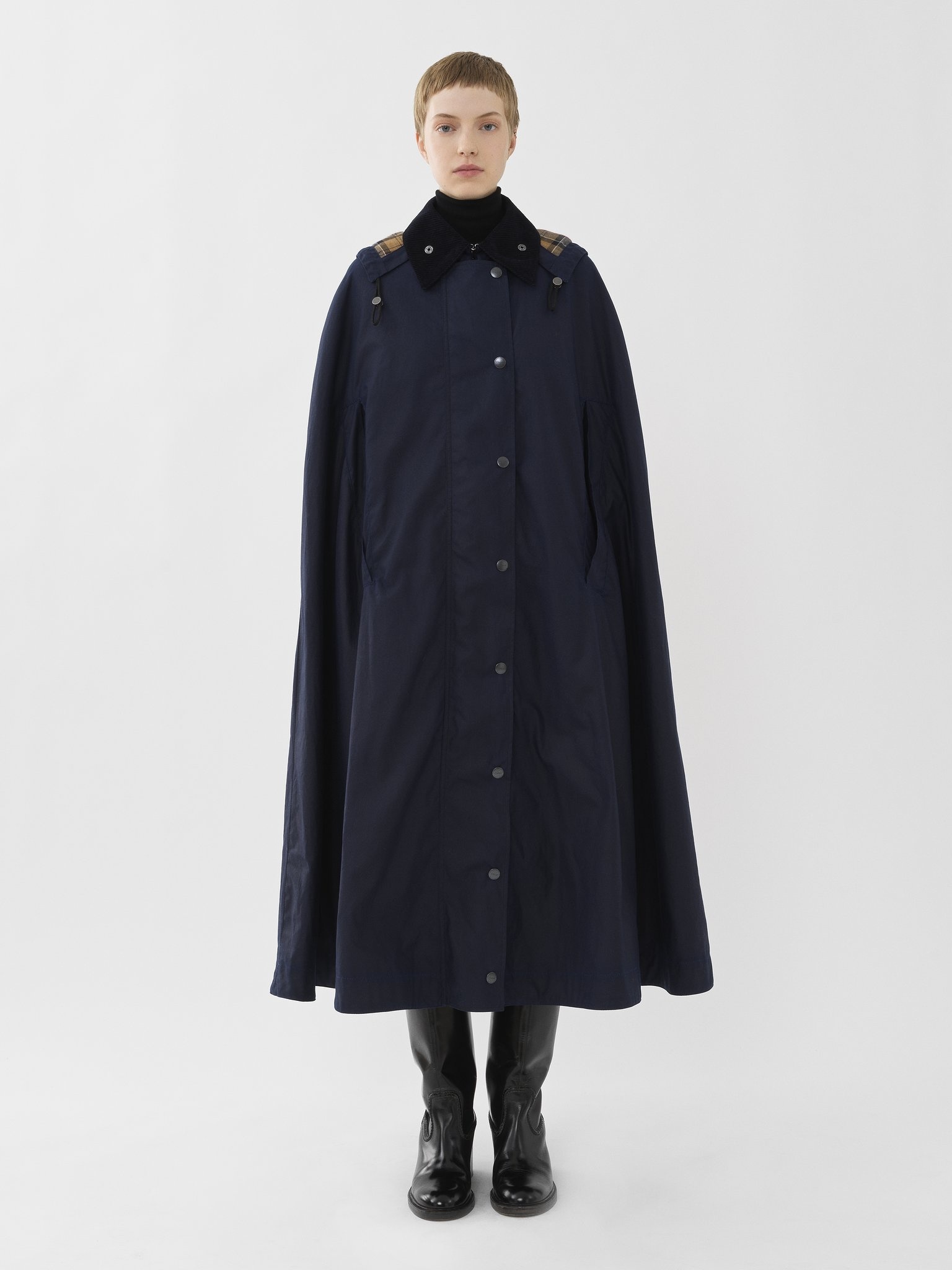 BARBOUR FOR CHLOÉ "HADRIEN" LONG CAPE - 2