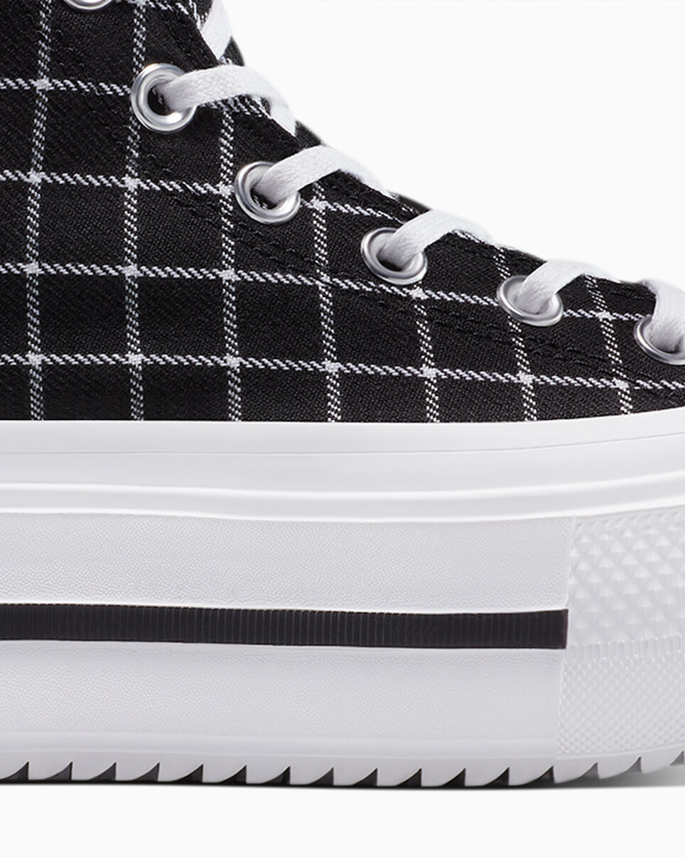 Chuck Taylor All Star Lift Double Stack Platform Plaid - 9