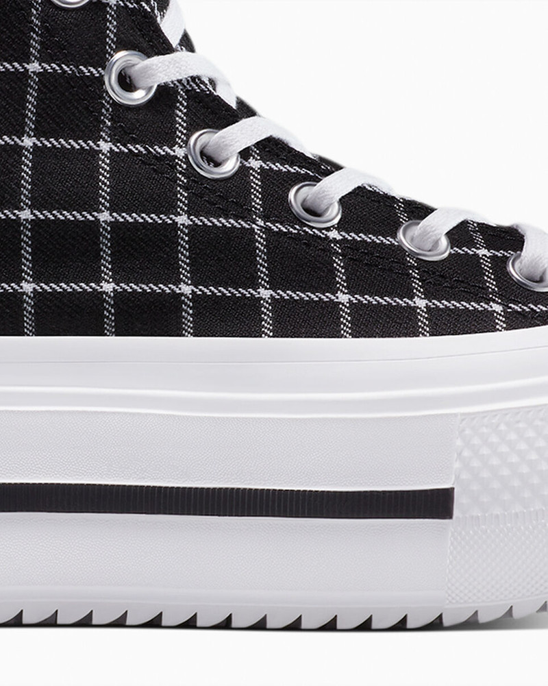 Chuck Taylor All Star Lift Double Stack Platform Plaid 9