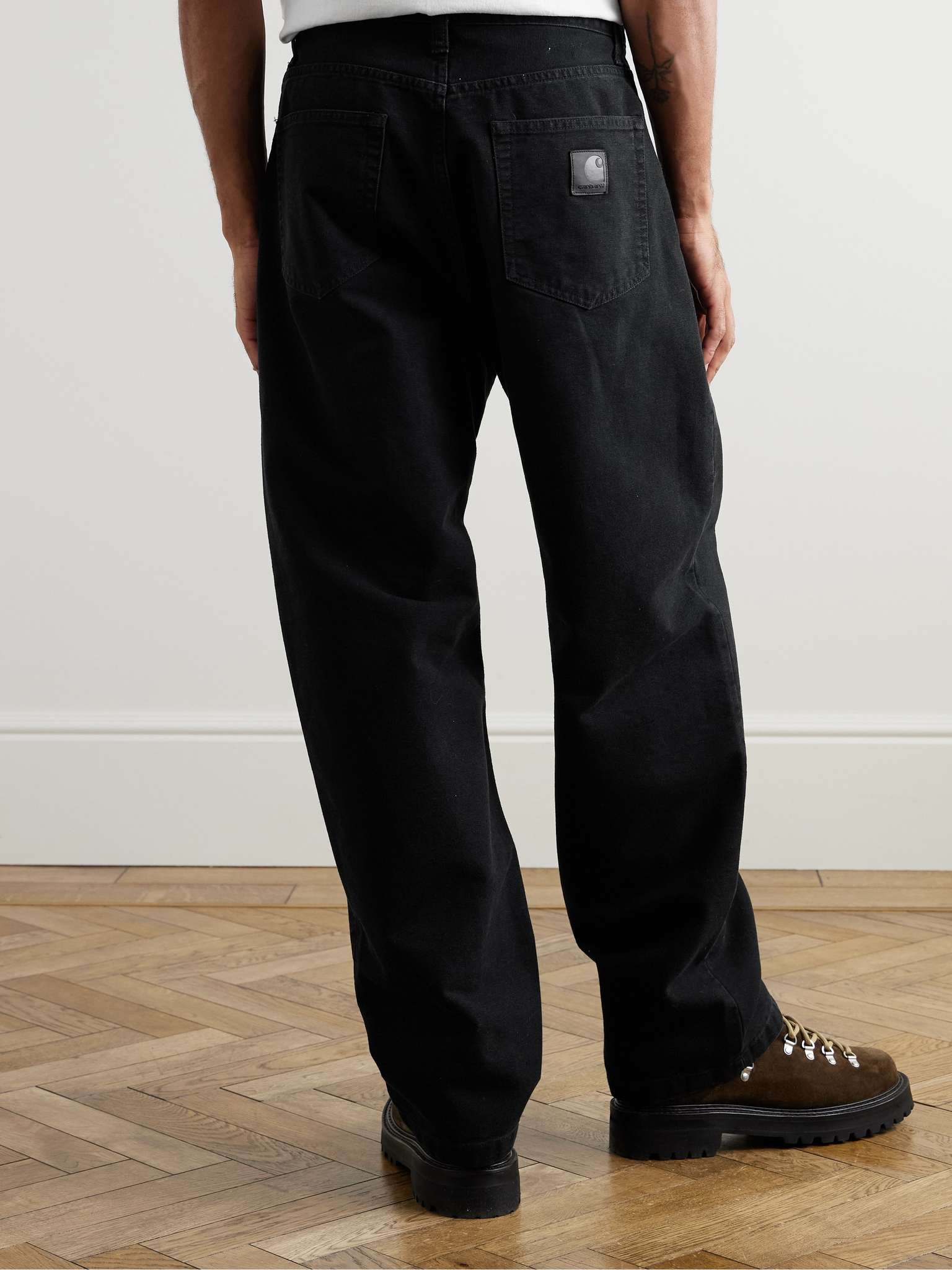 Landon Straight-Leg Organic Cotton-Canvas Trousers - 4