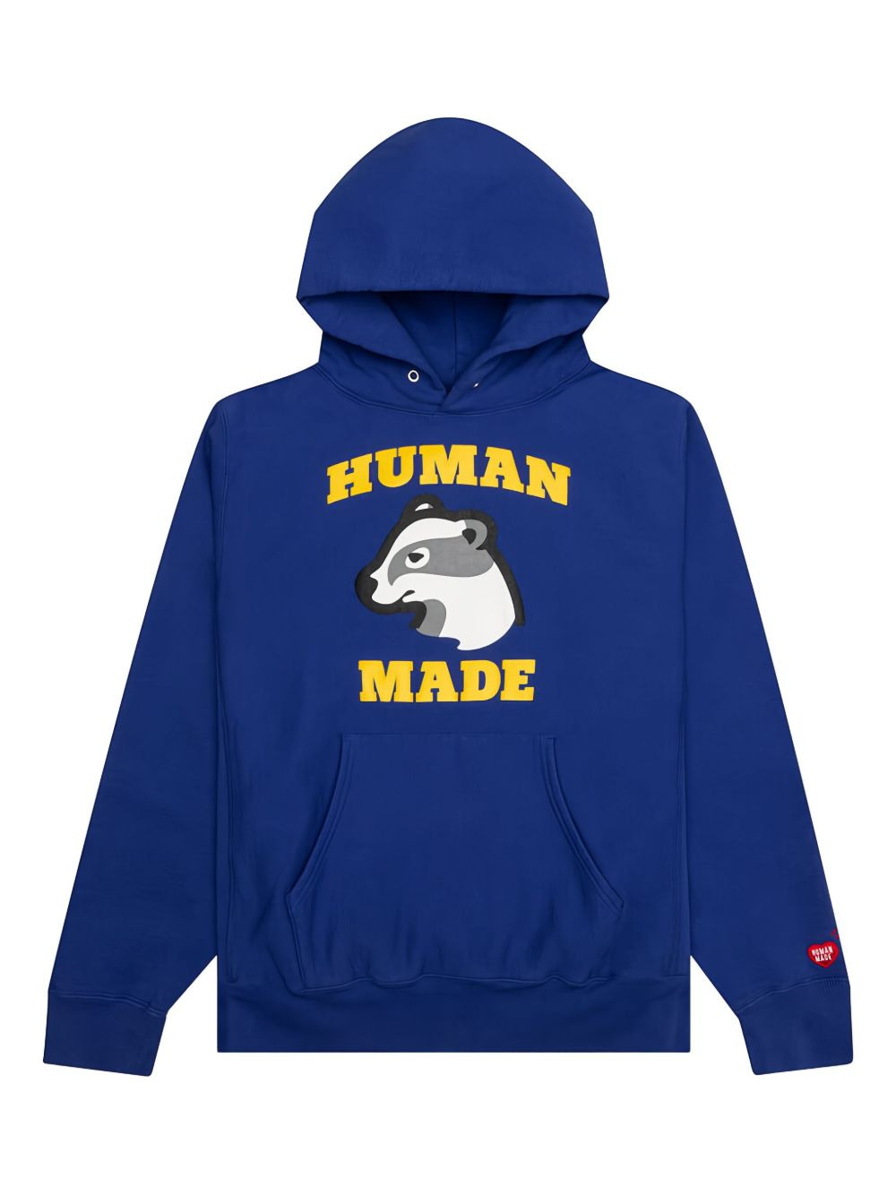 heavyweight badger-logo hoodie - 1