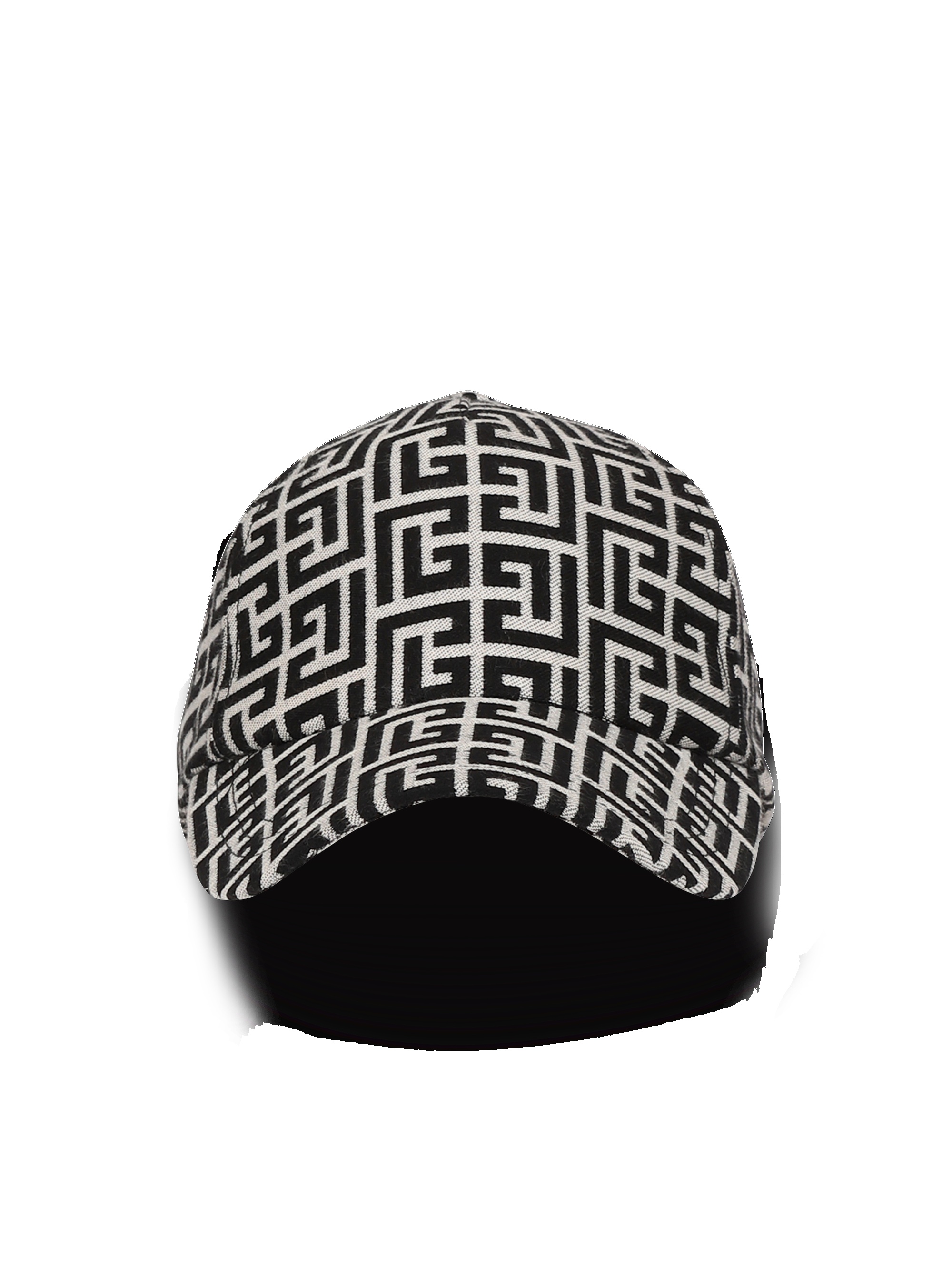 Cotton cap with Balmain monogram - 1