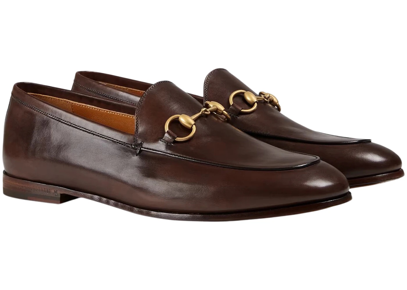 Gucci Jordaan Loafer Brown Leather - 2
