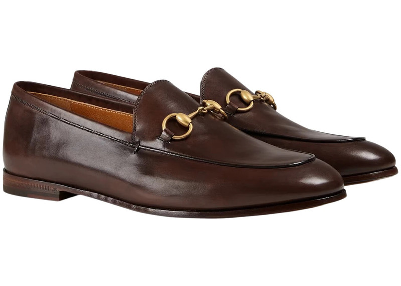 GUCCI Gucci Jordaan Loafer Brown Leather outlook