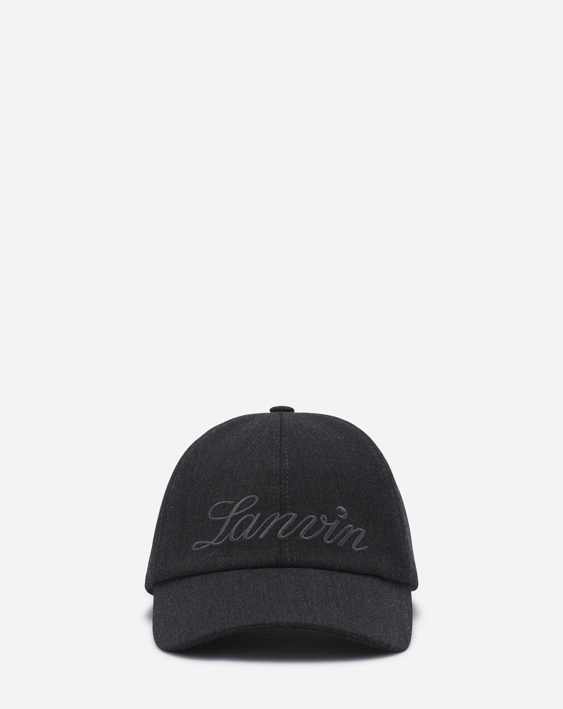 LANVIN SCRIPT WOOL CAP 1
