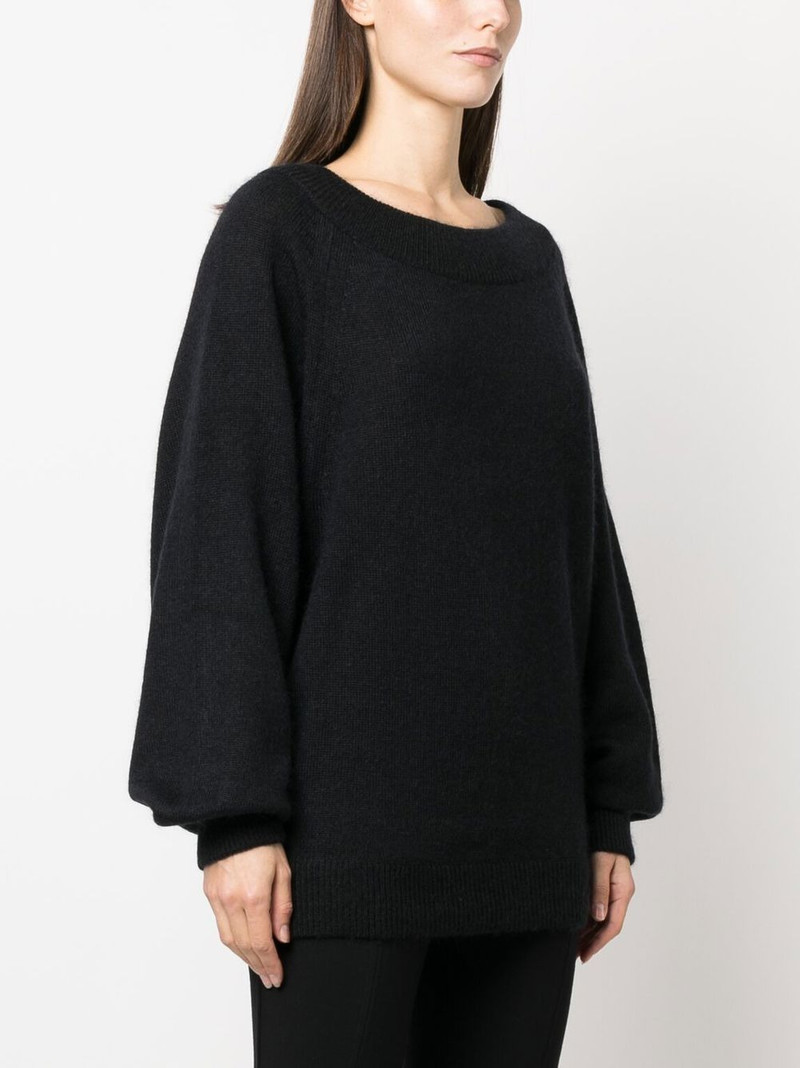 ribbed-knit round neck jumper 3