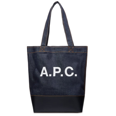 A.P.C. A.P.C. Axelle Denim & Leather Tote outlook