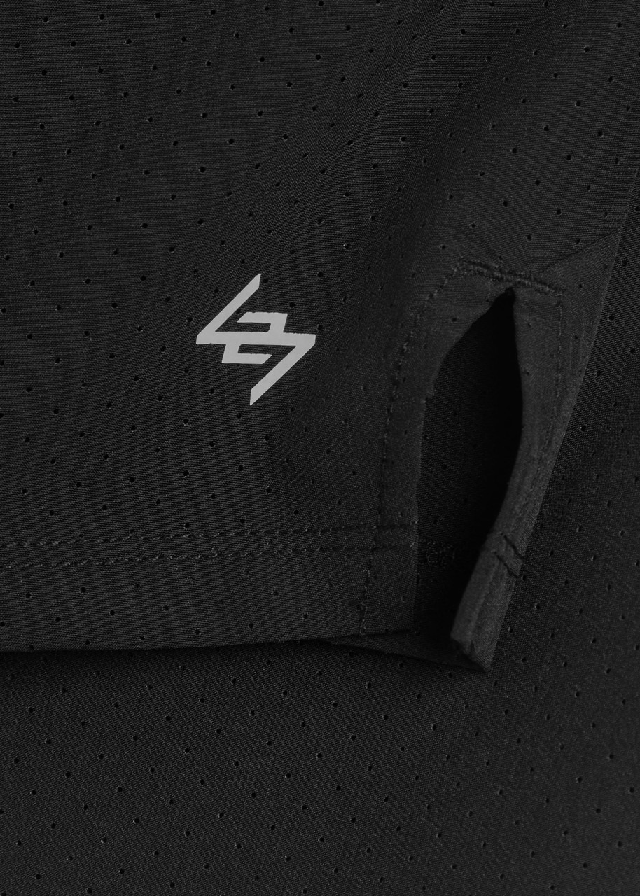 Represent 247 Trek Perforated Stretch-jersey Shorts - 5