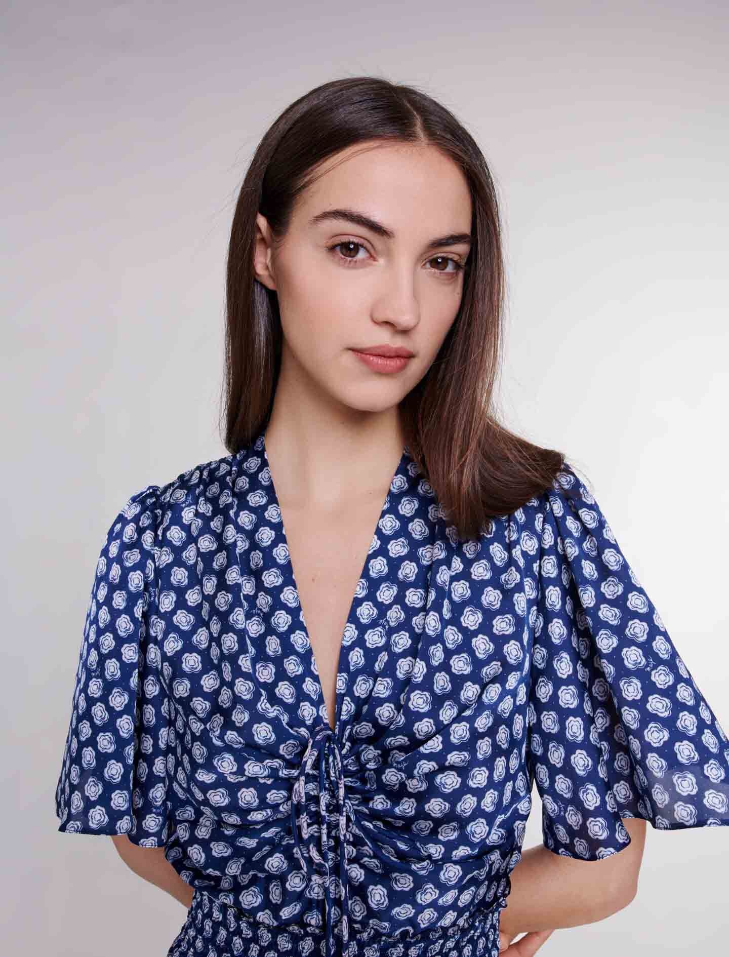 Patterned maxi dress - 6