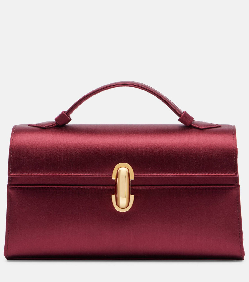 Symmetry satin clutch 1