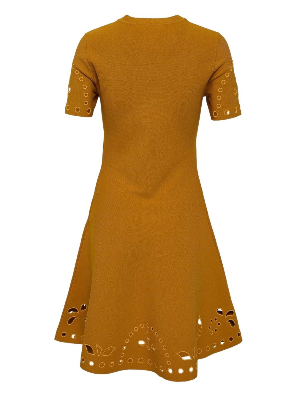 Fania eyelet-embellishment mini dress - 2