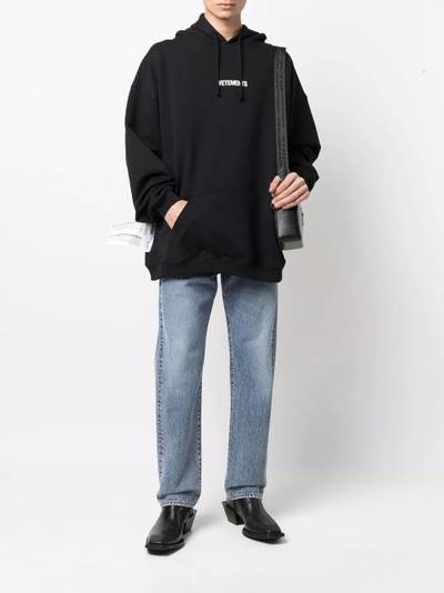 VETEMENTS logo-printed hoodie outlook