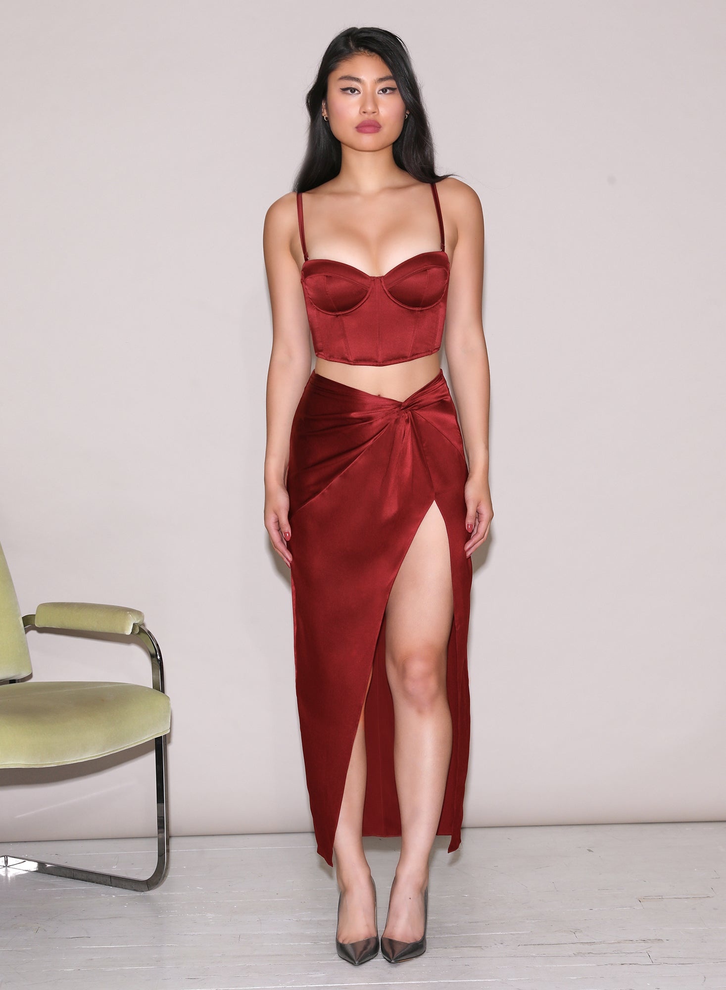 Silk Twist Knot Skirt - 4
