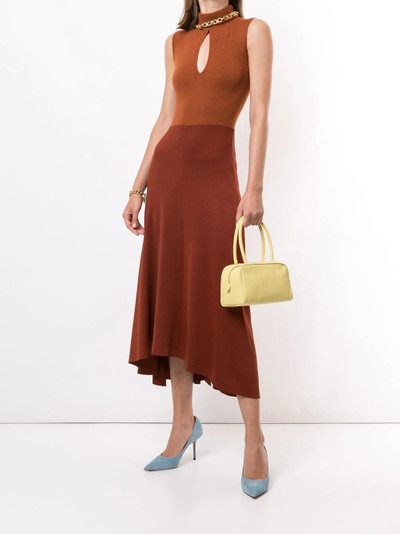 Victoria Beckham high neck sleeveless midi dress outlook