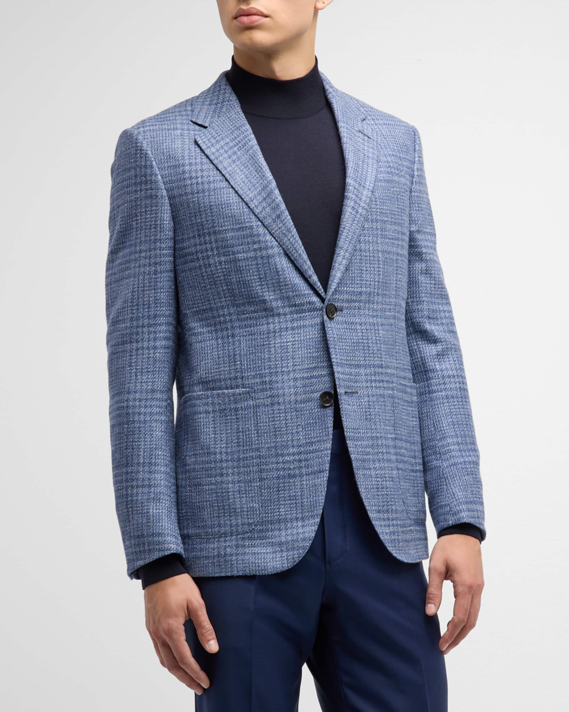 Men's Macro Plaid Sport Coat - 2