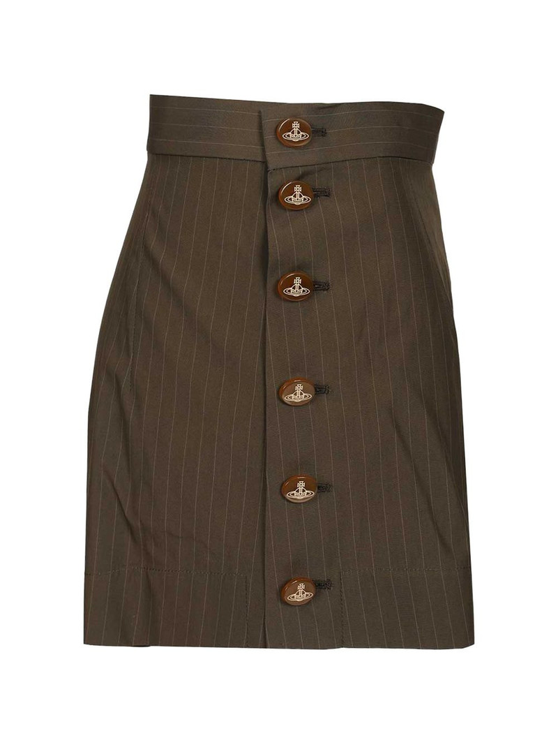 Vivienne Westwood Elle button pinstripe shorts outlook