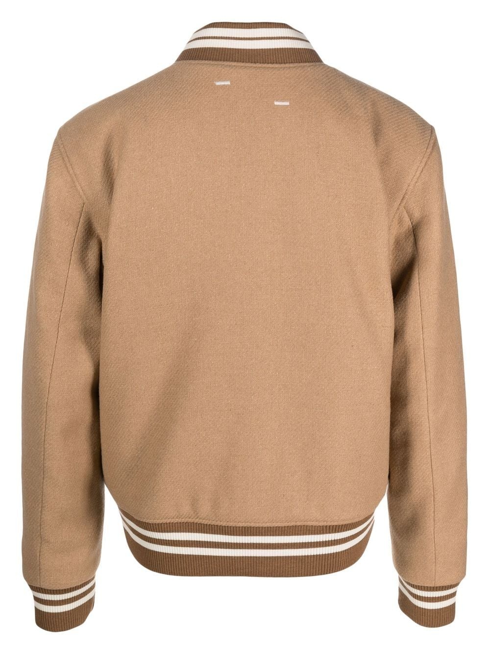 logo-patch bomber jacket - 2