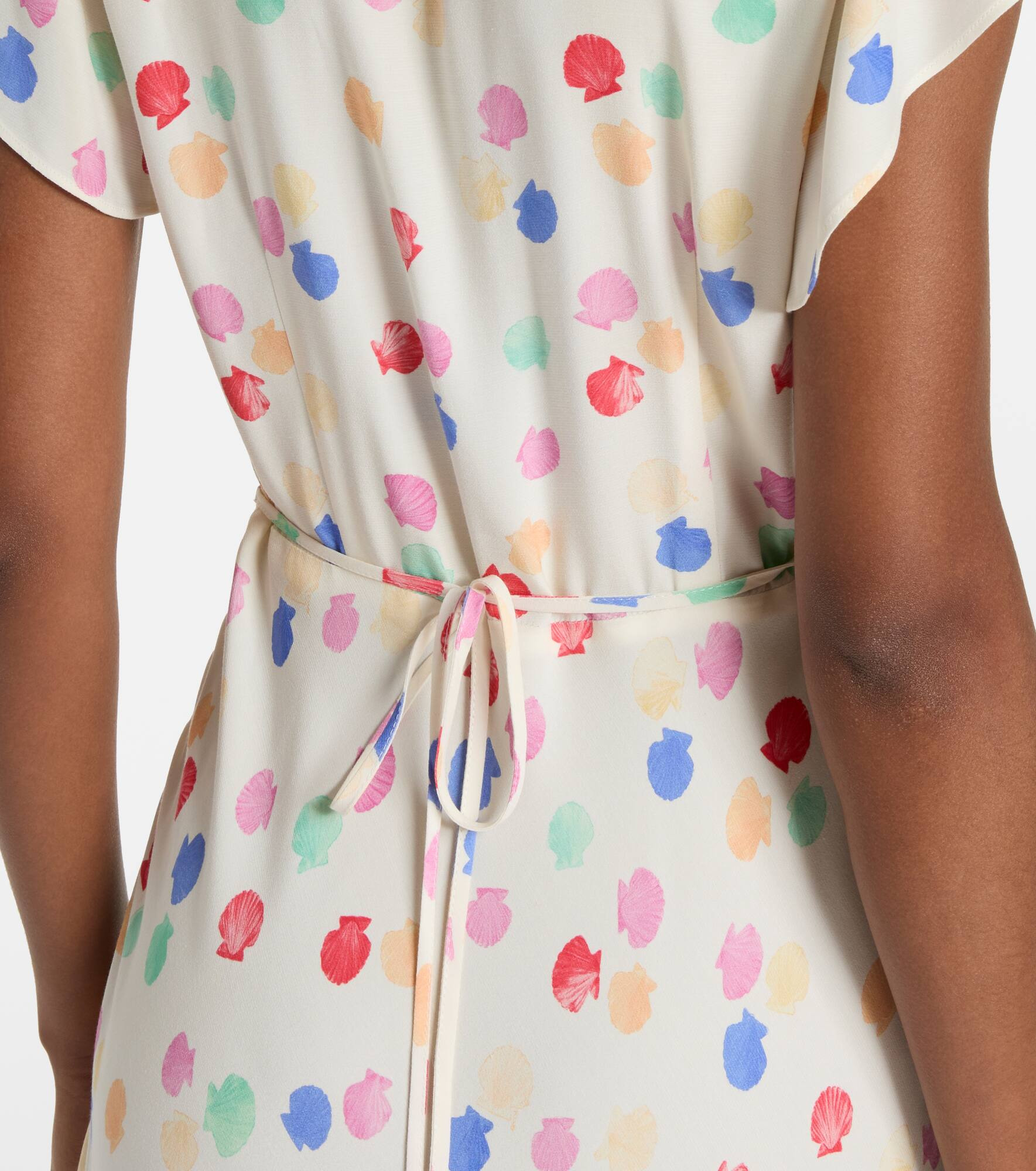 Meena polka-dot tiered maxi dress - 6