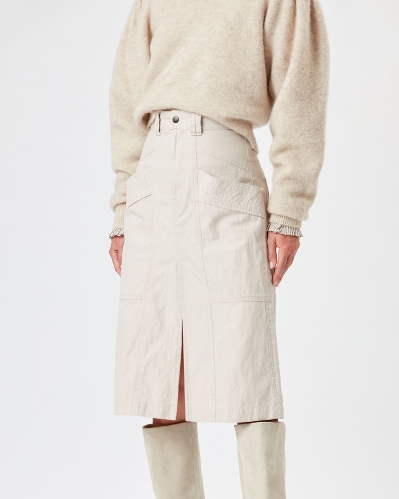 PRIME MIDI COTTON SKIRT - 4