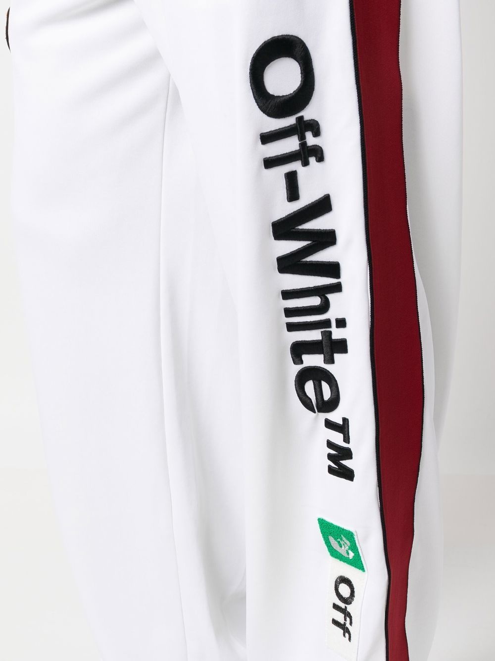 logo-embroidered track pants - 5