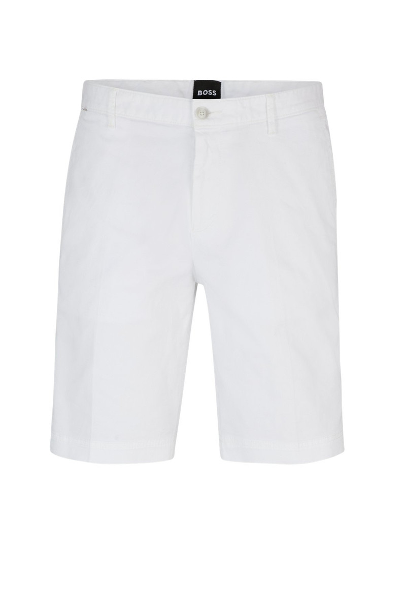 SLIM-FIT SHORTS IN STRETCH-COTTON TWILL 1