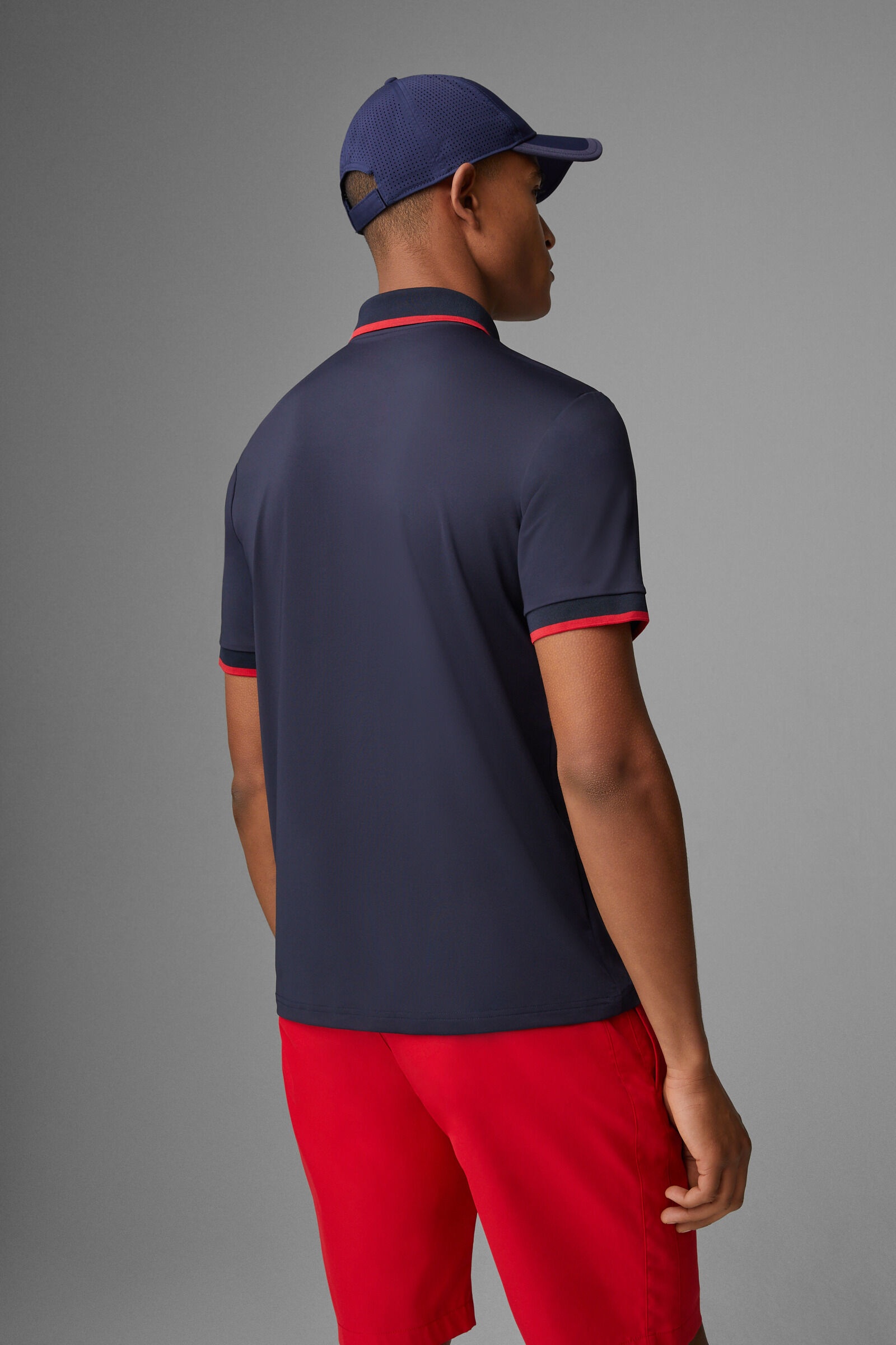 Cody Functional polo shirt in Navy blue - 3