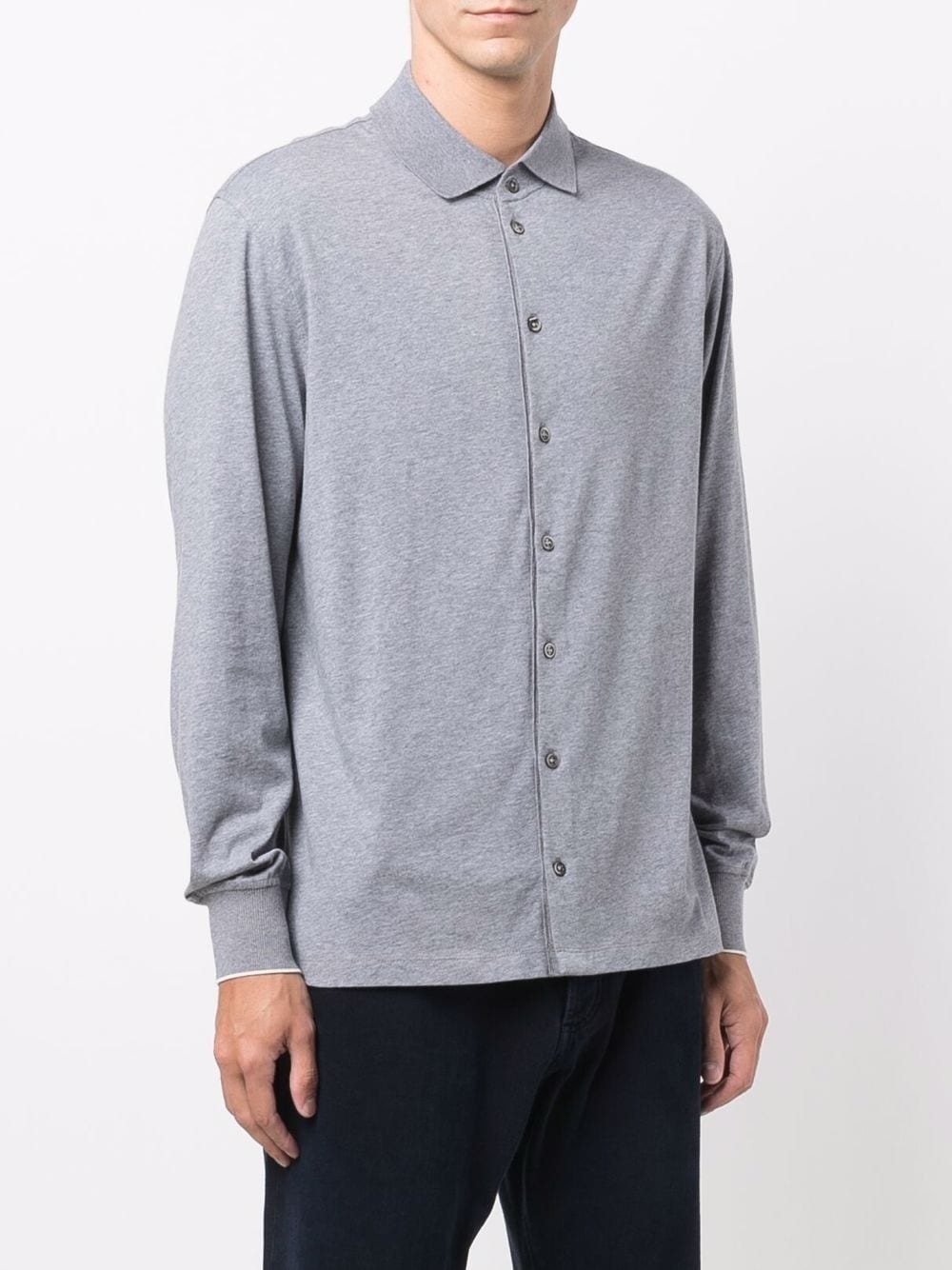 long-sleeved cotton shirt - 3