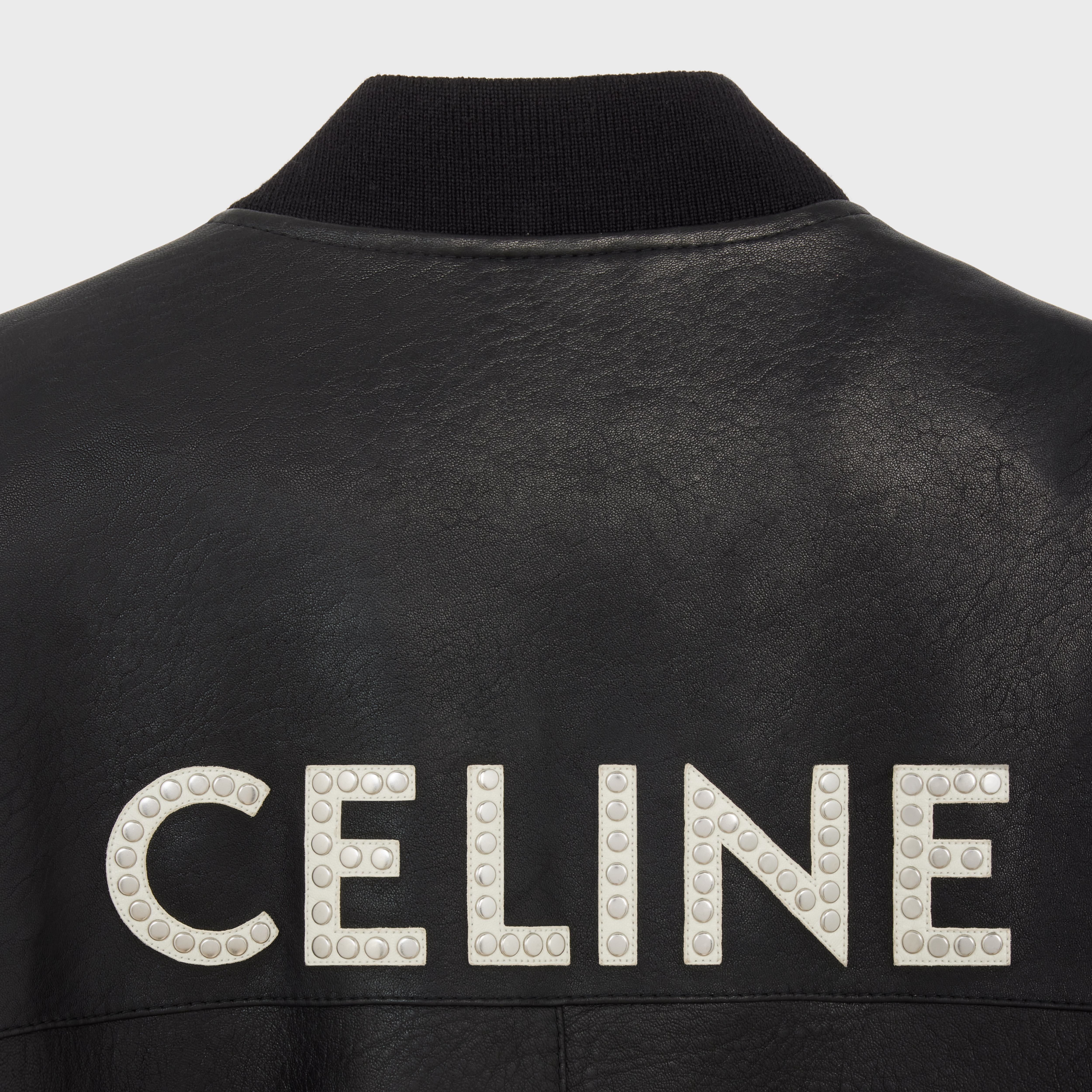LEATHER BOMBER JACKET IN SOFT ENGLISH LAMBSKIN - 3