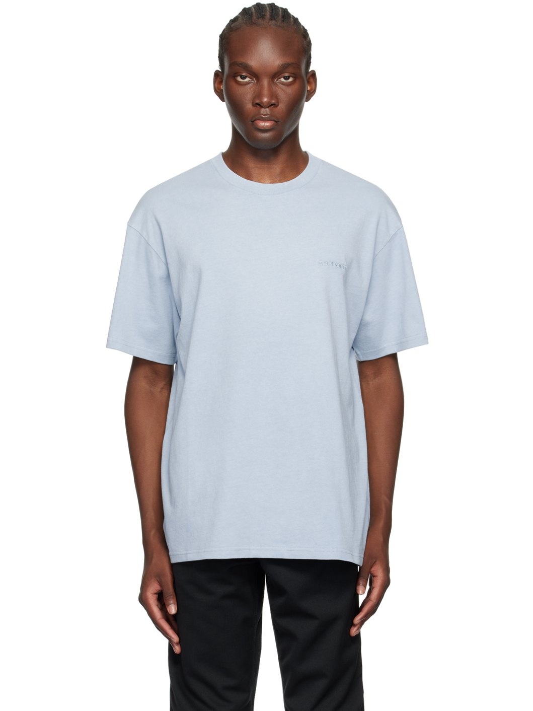 Blue Duster Script T-Shirt - 1