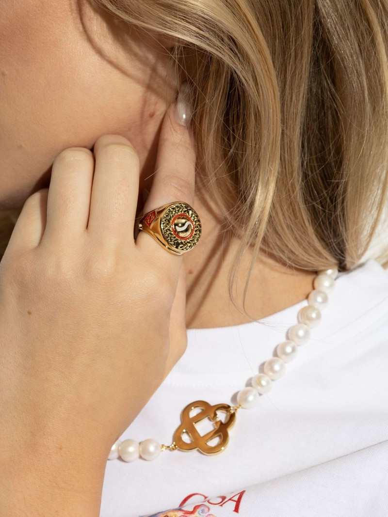 CASABLANCA Sports Medallion ring outlook
