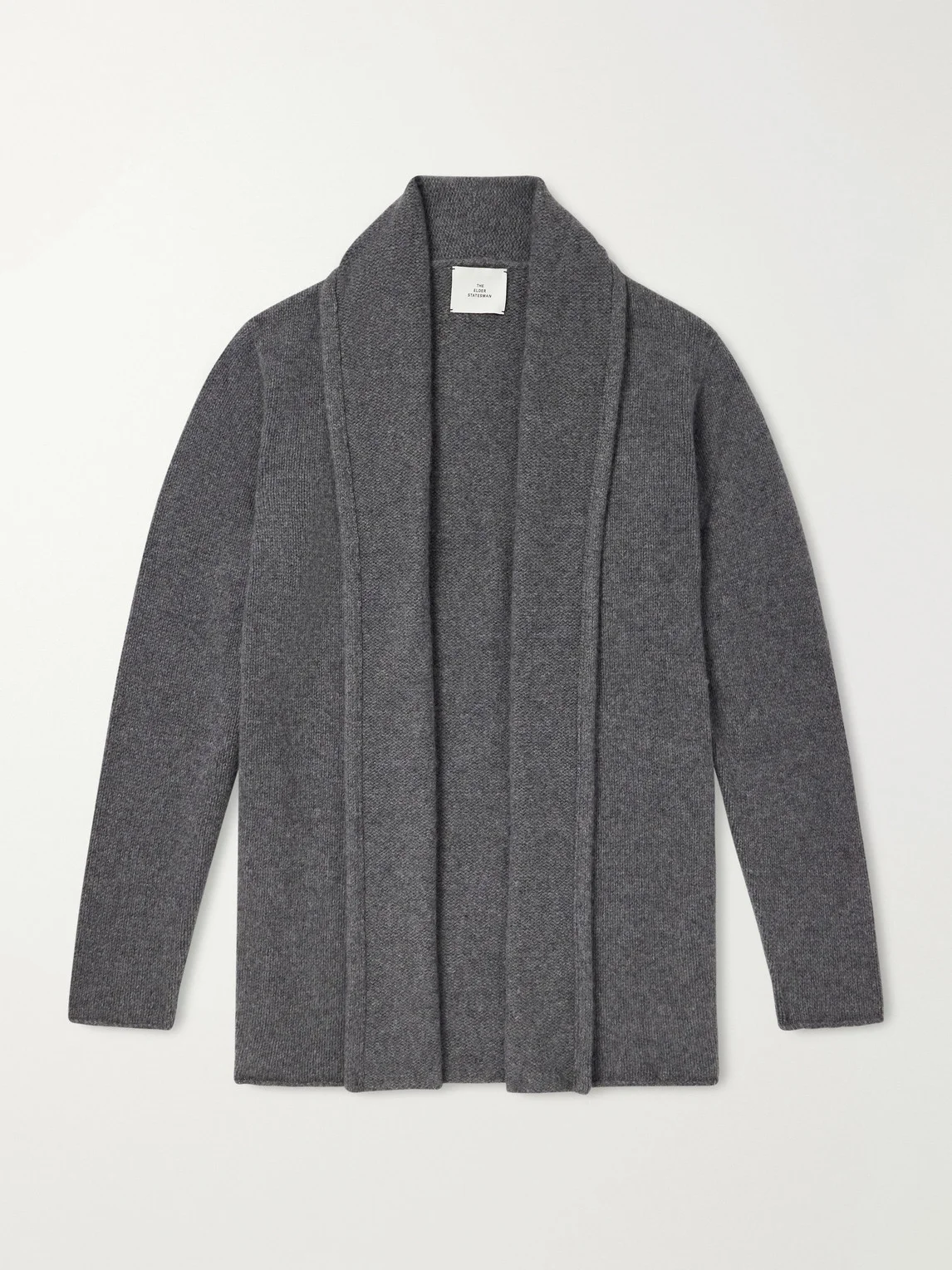 Shawl-Collar Cashmere Cardigan - 1