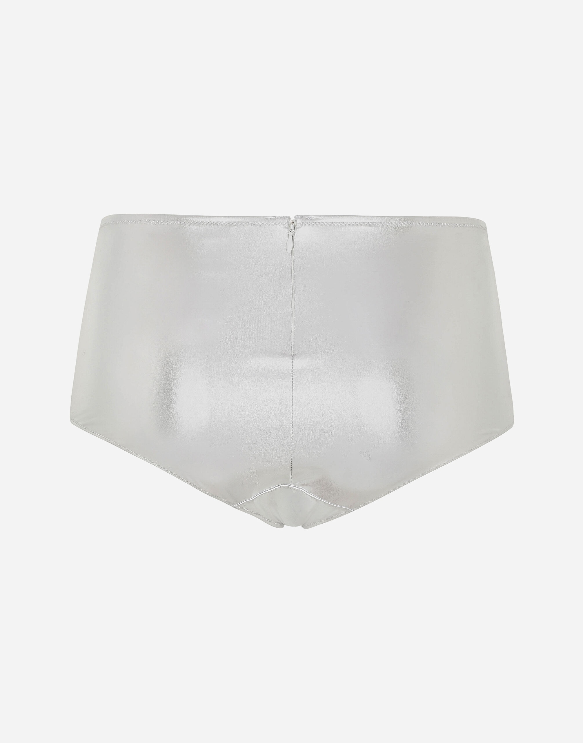 Foiled jersey low-rise panties - 2