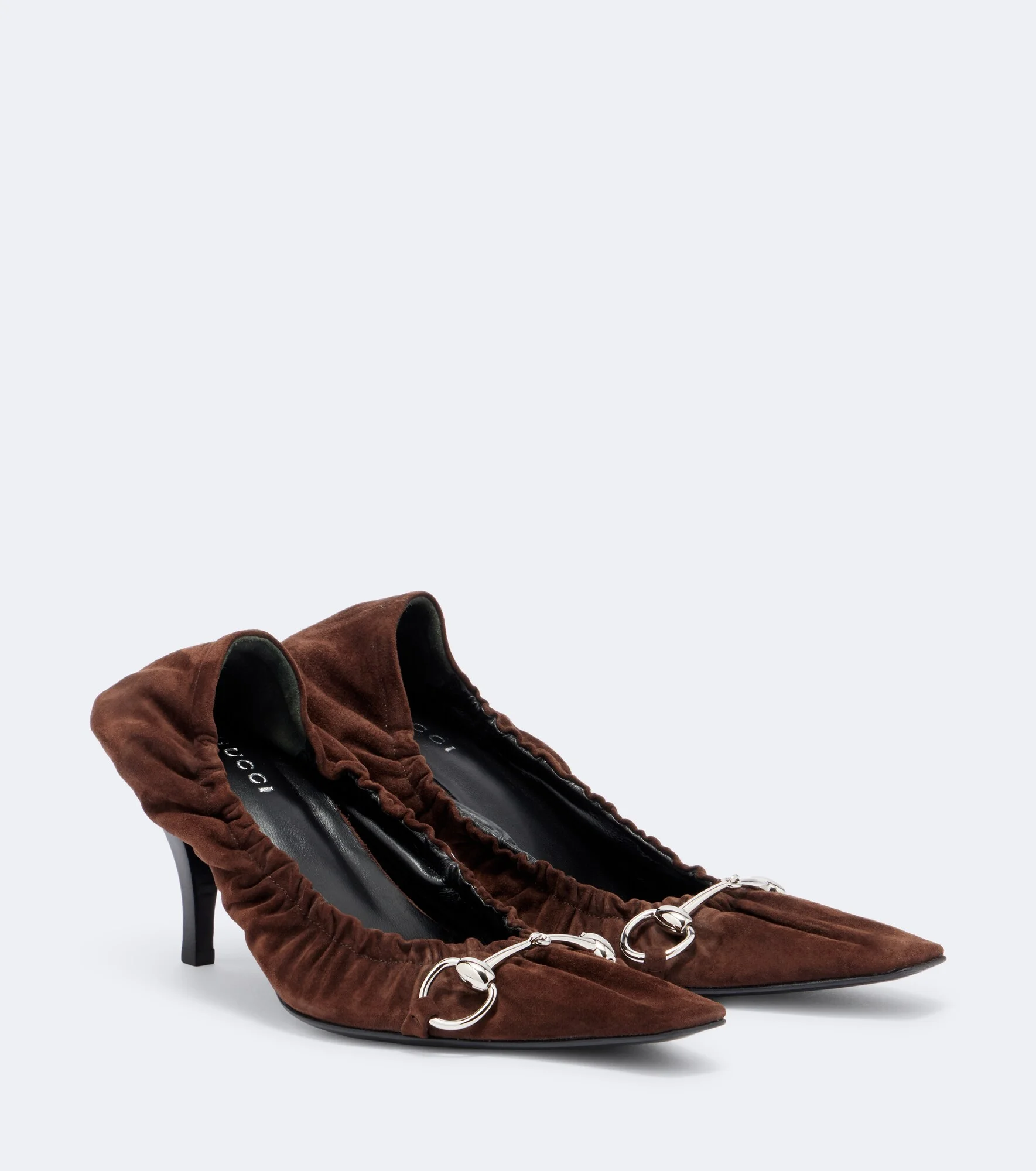 Vittoria Horsebit suede pumps - 1