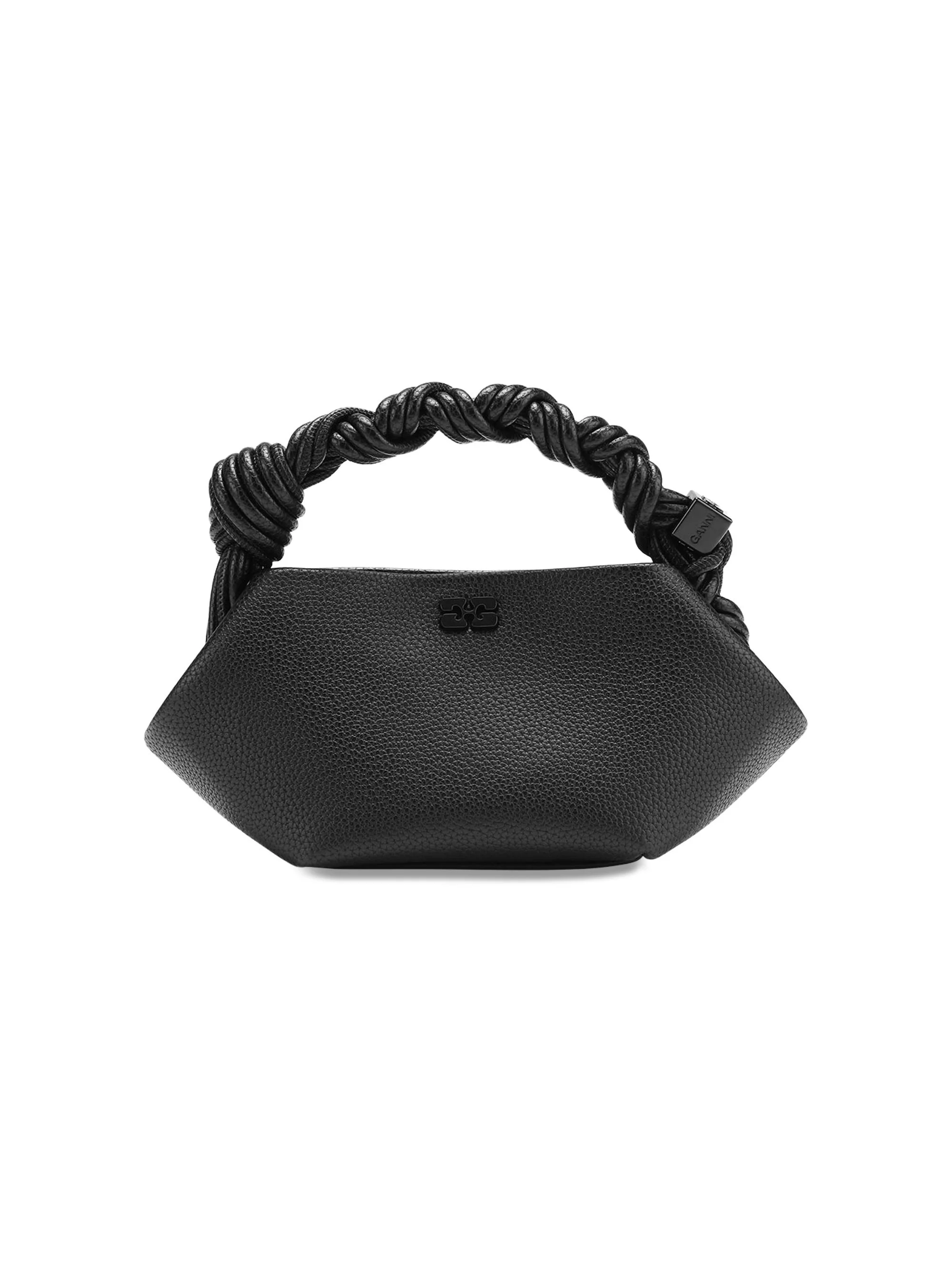 Women's Bou Mini Leather Top Handle Bag - Black - 1