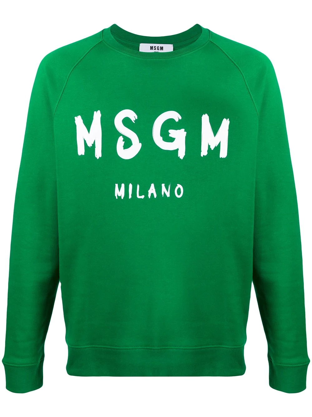 logo cotton sweatshirt - 1