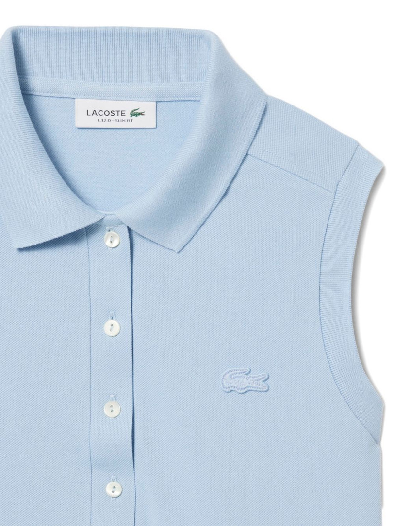 buttoned sleeveless polo shirt 3