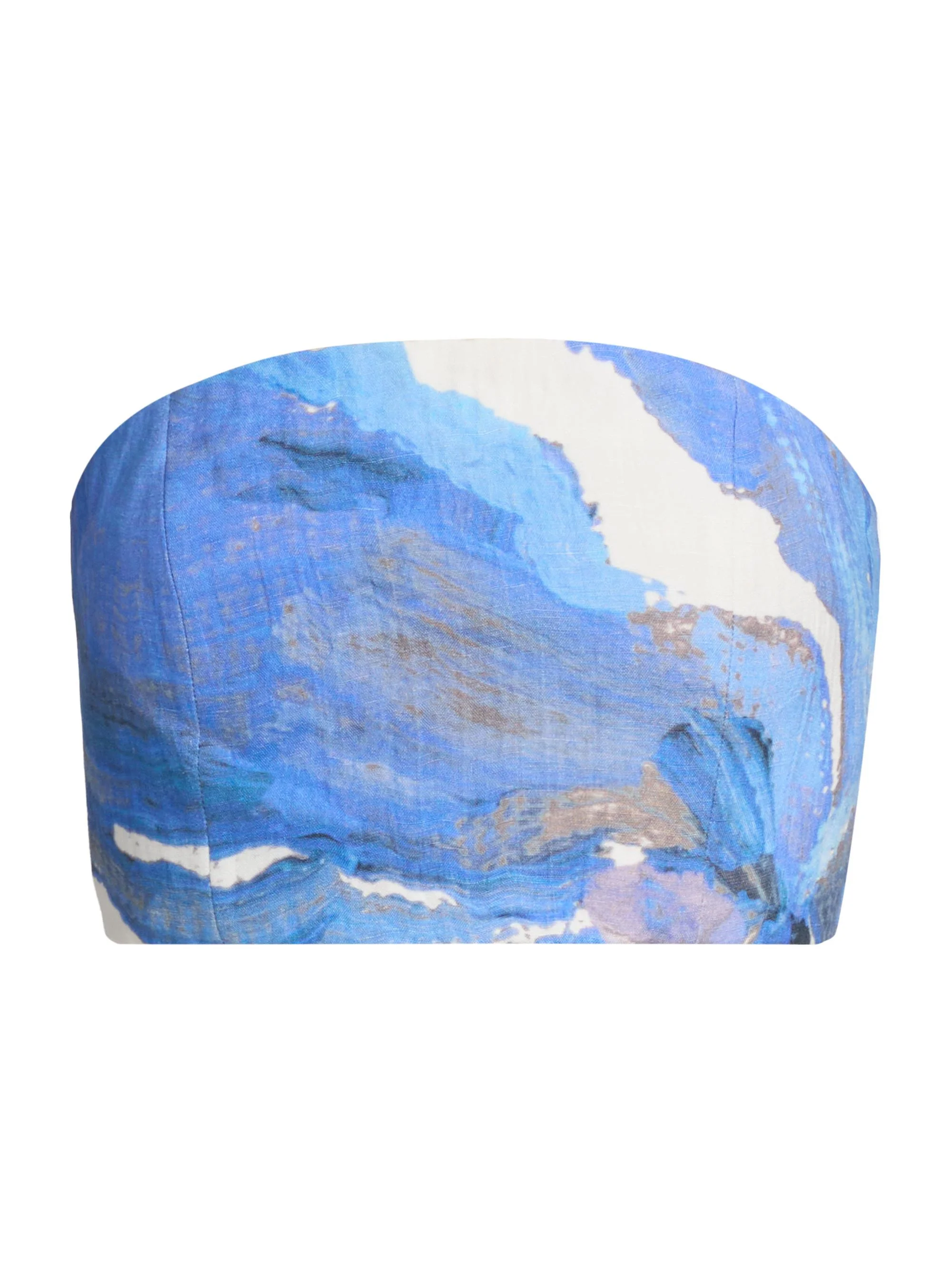 Women's Rumi Strapless Top - Spliced Bloom - 1