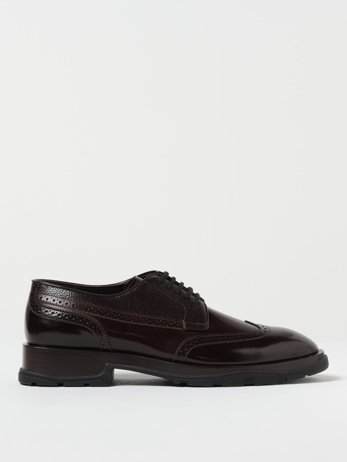 Alexander McQueen derby in brushed leather - 1