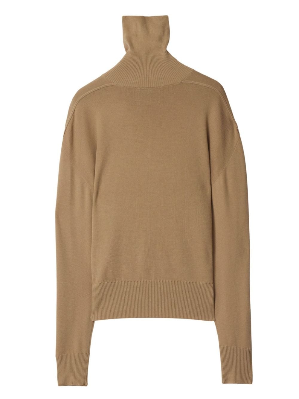 high-neck wool jumper - 5