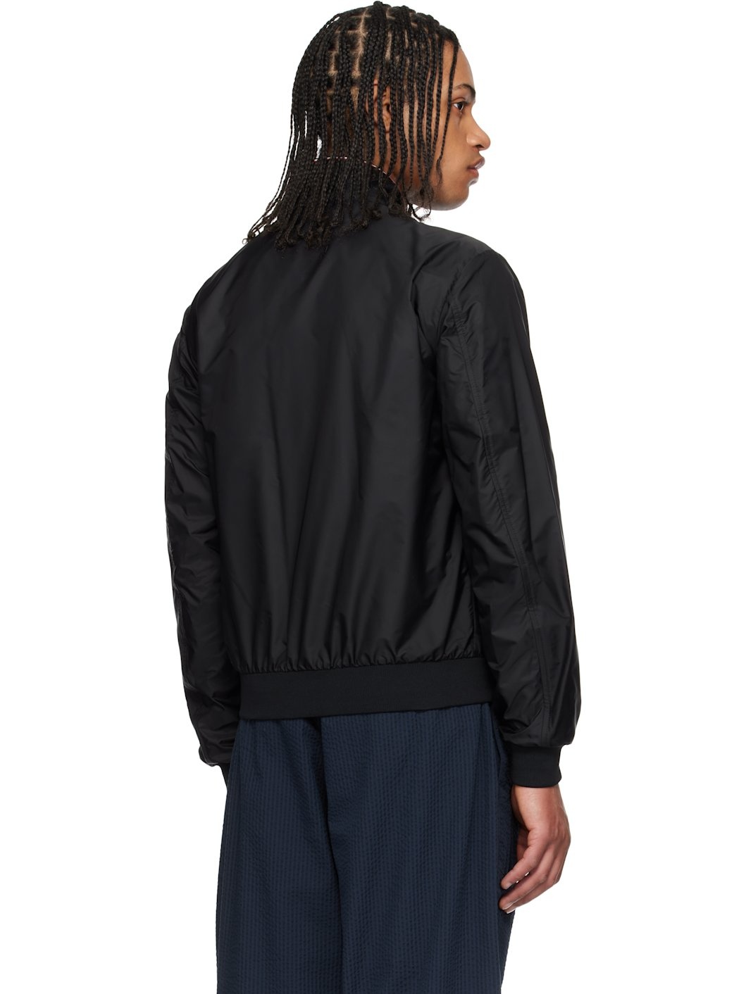 Black Reppe Rain Jacket - 3