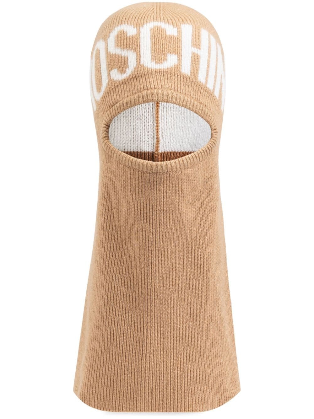 Moschino intarsia-knit logo balaclava | REVERSIBLE