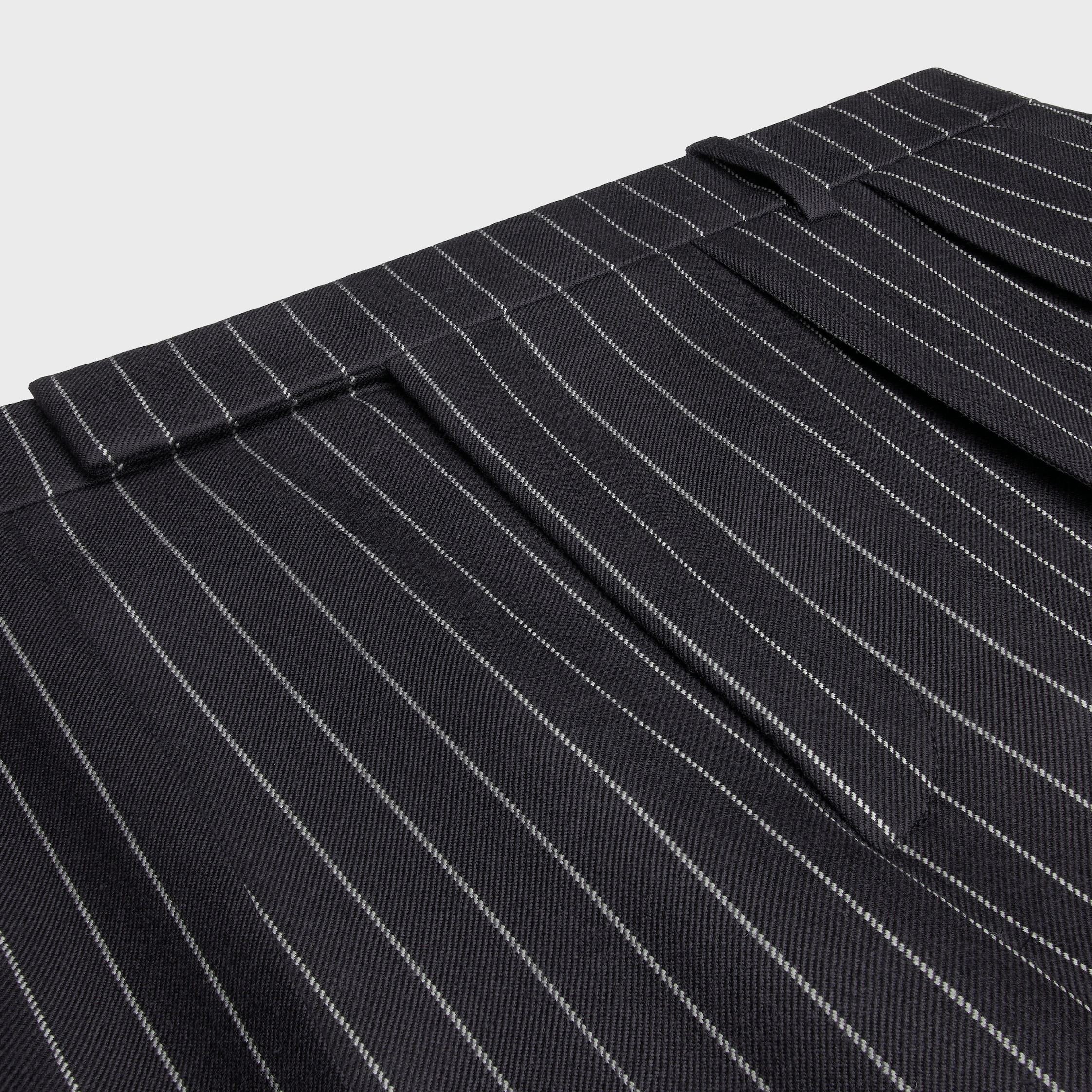 keith pants in striped wool gabardine - 3