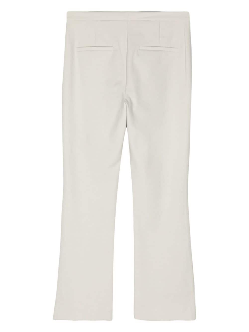 mid-rise flared trousers - 2