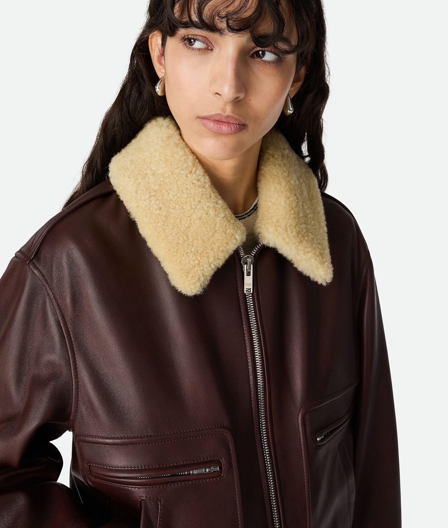 Padded Leather Blouson - 4